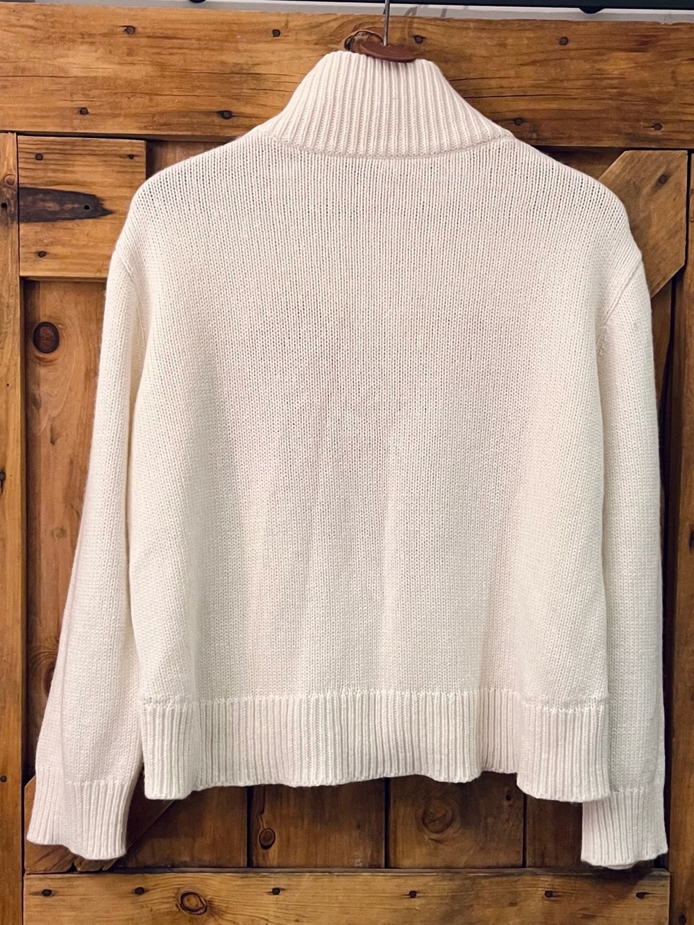 NWT Kate Spade Cream Turtleneck Sweater with Red Heart - Picture 3 of 10